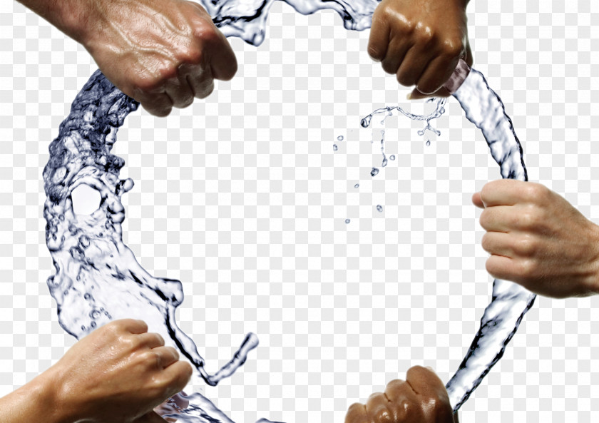 Creative Hand Steering Wheel Spray Water Scarcity Drinking Conflict Resources PNG