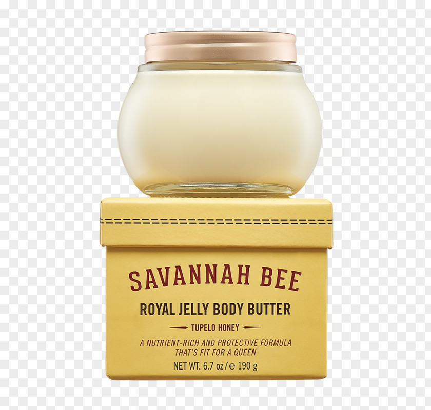 Bee Savannah Company Royal Jelly Body Butter Lotion Honey PNG