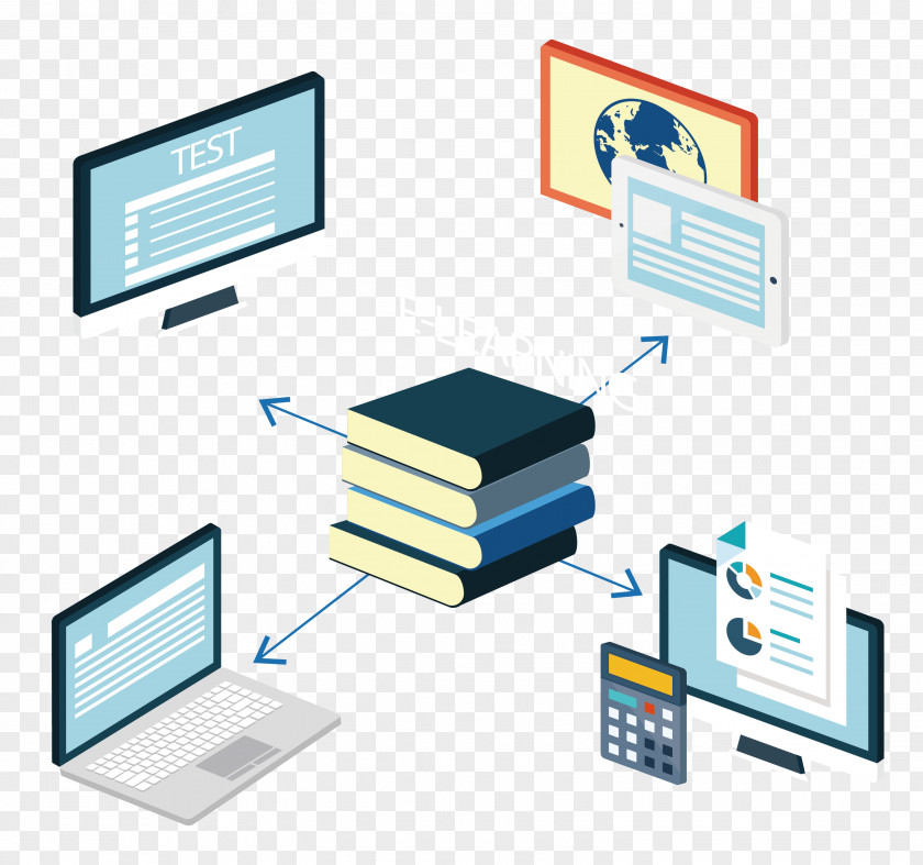 Books And Computers Educational Technology E-learning Sharable Content Object Reference Model PNG