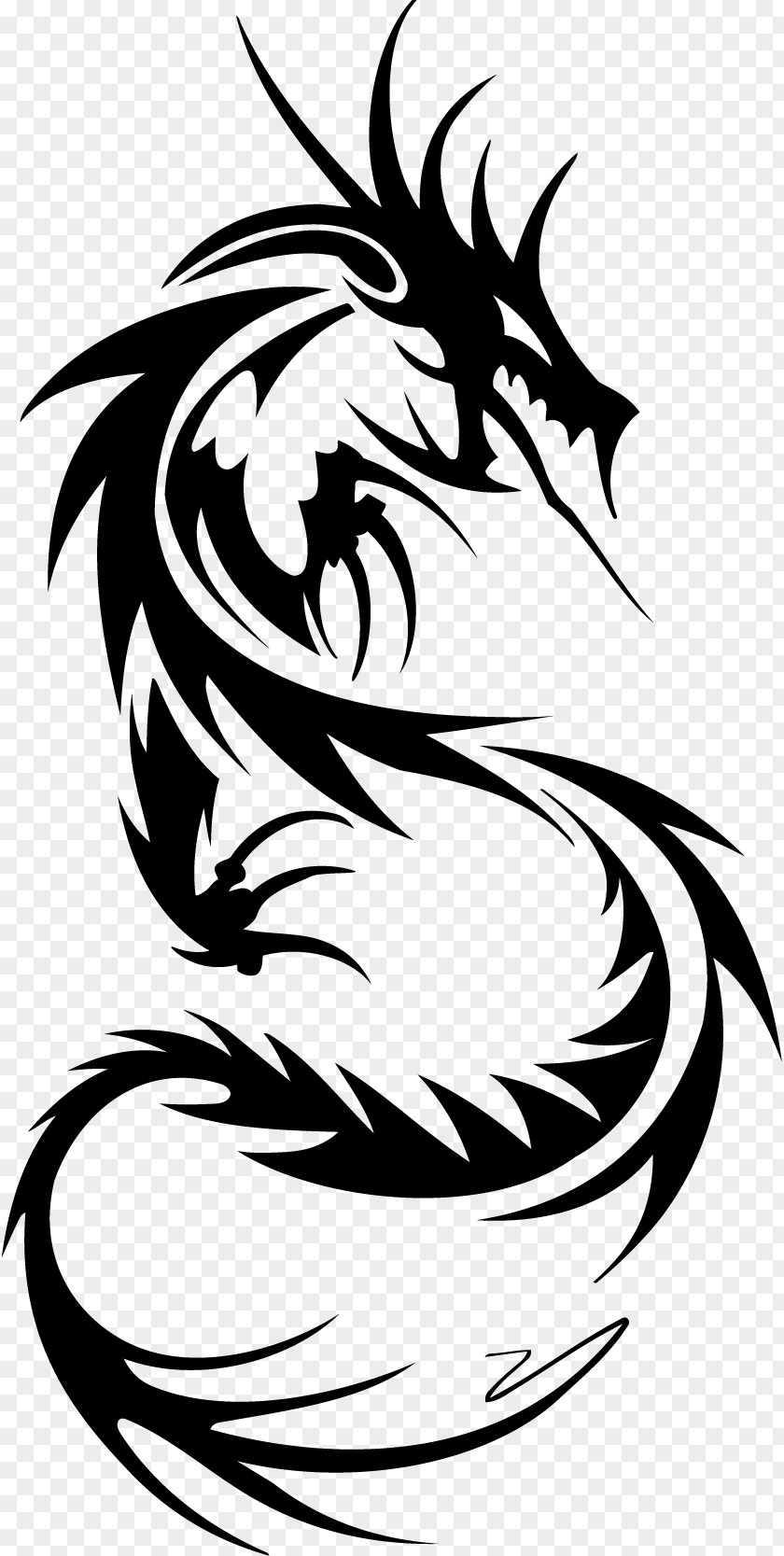 Dragon Sleeve Tattoo Tribe Nautical Star PNG