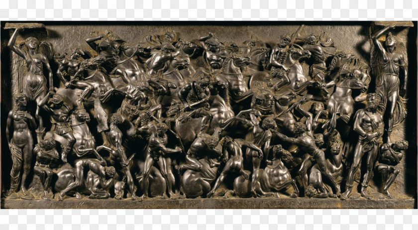 Opposites Bargello Casa Buonarroti Battle Of The Centaurs Cascina Relief PNG