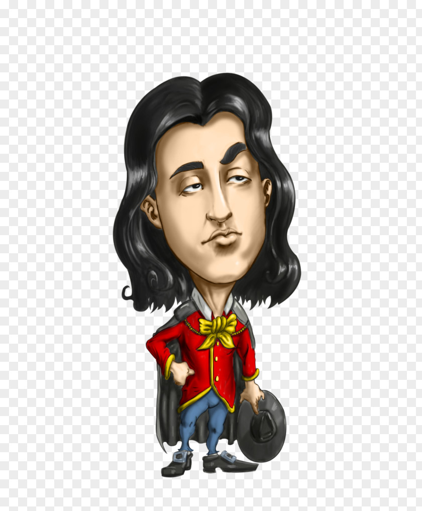 Oscar The Picture Of Dorian Gray Wilde Cartoon Caricature PNG