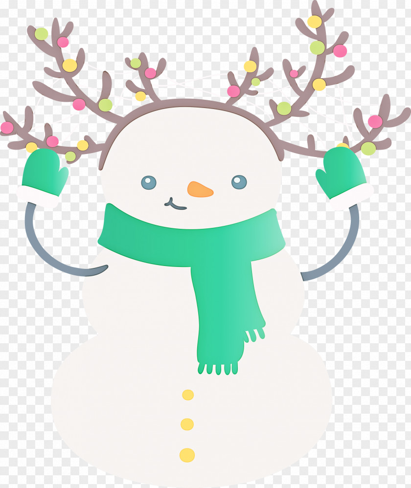 Snowman Winter Christmas PNG