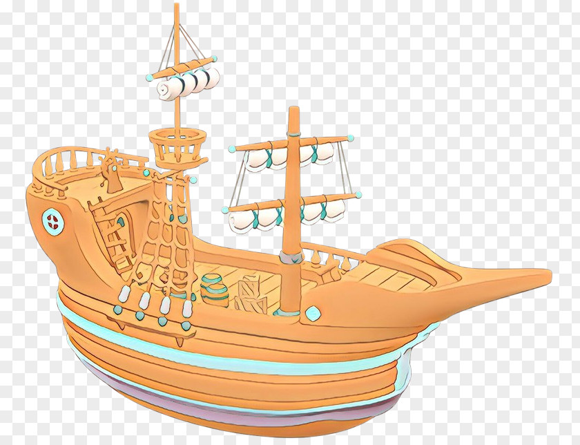 Vehicle Boat Watercraft Ship Galleon PNG