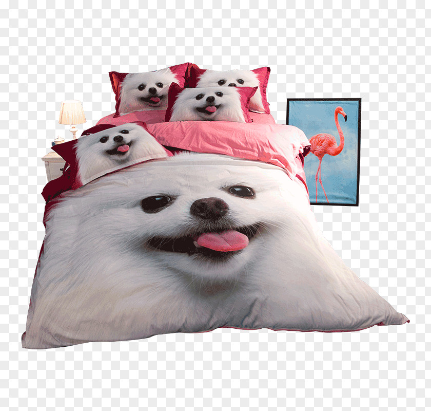 Cute Dog Bedding Duvet Cover Comforter Bed Sheets PNG