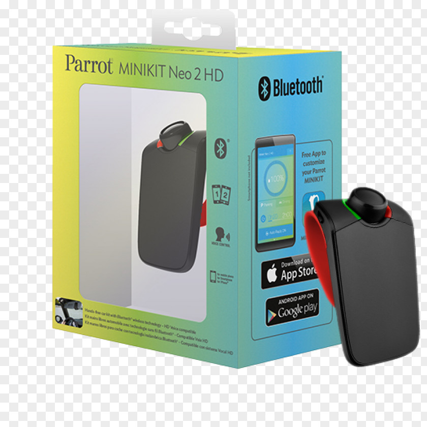 Parrot Handsfree Telephone Car Bluetooth PNG