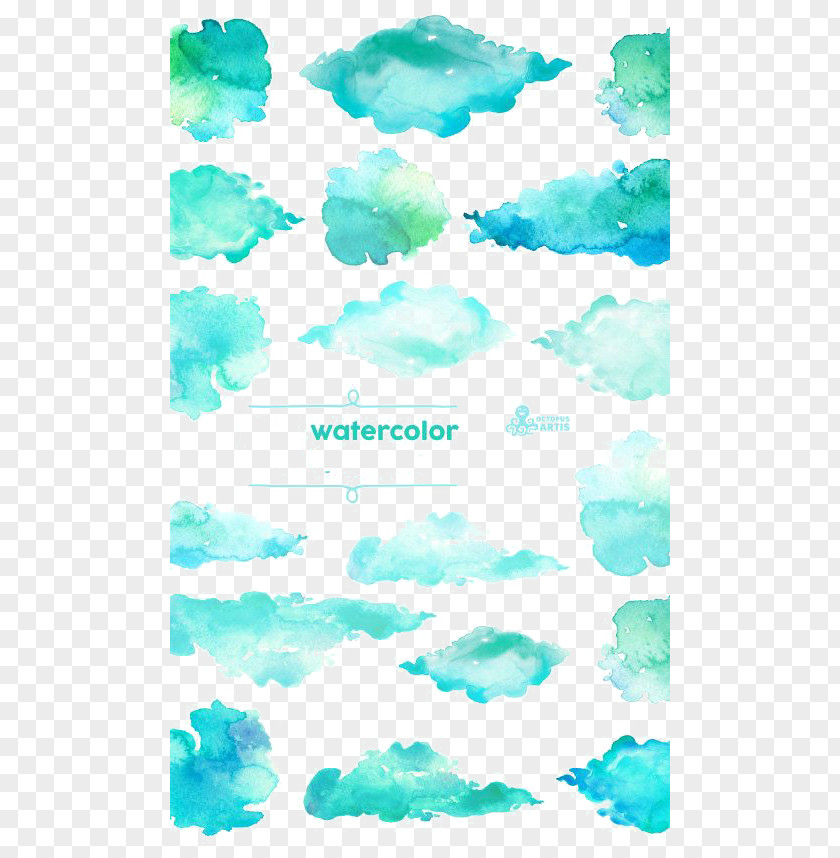 Watercolor Clouds PNG clouds clipart PNG
