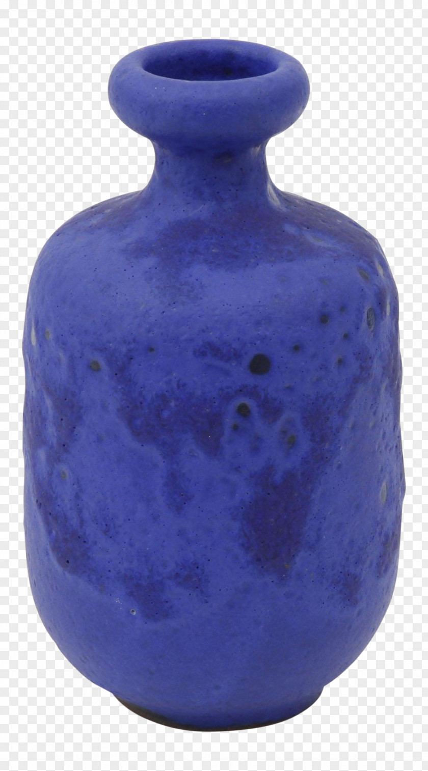 Vase Ceramic Pottery Cobalt Blue PNG