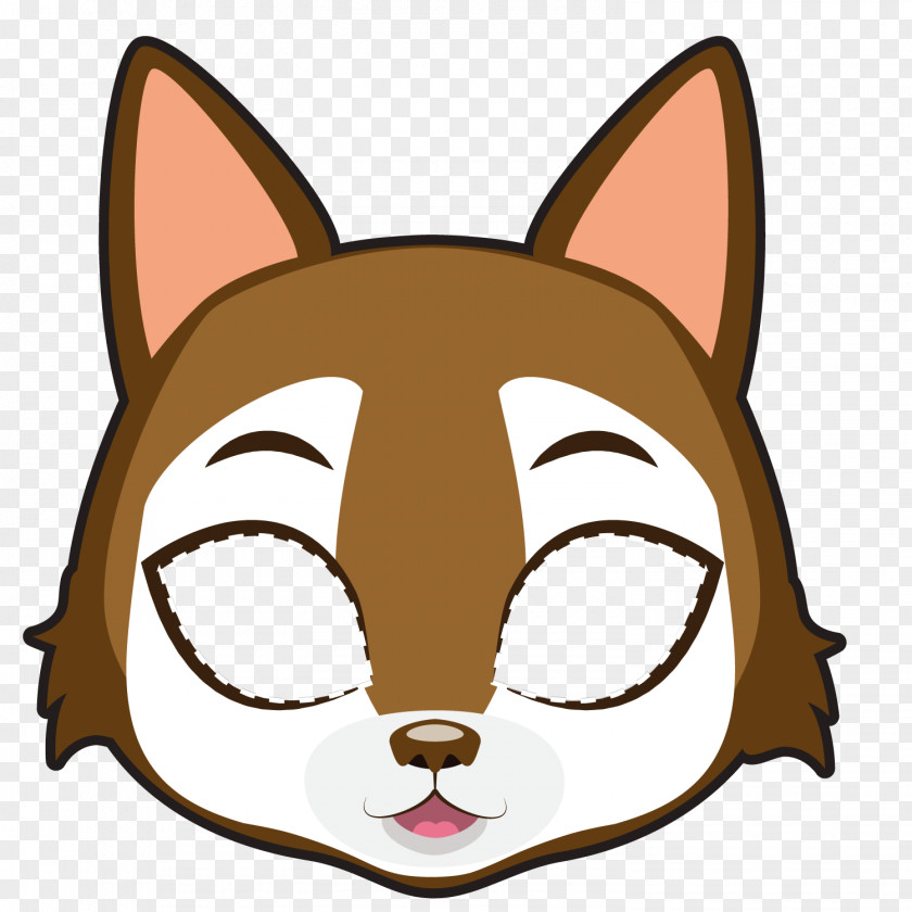 Vector Cute Fox Chihuahua Boston Terrier Puppy Illustration PNG