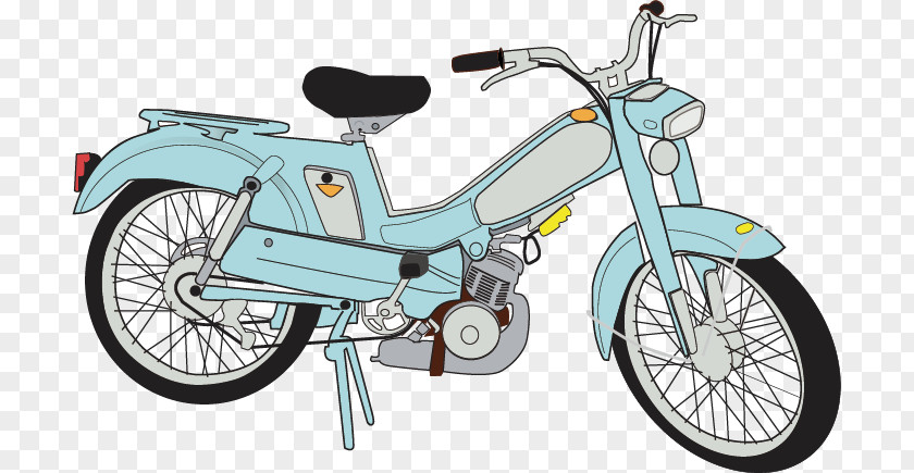 Vector Electric Bicycle Scooter Car Moped Motorcycle PNG