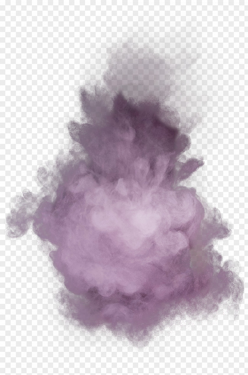 Purple Powder Explosive Material Dust Explosion Haze PNG