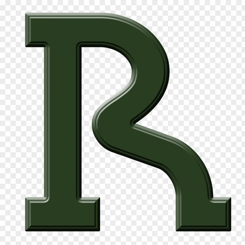 R Letter Case Font PNG