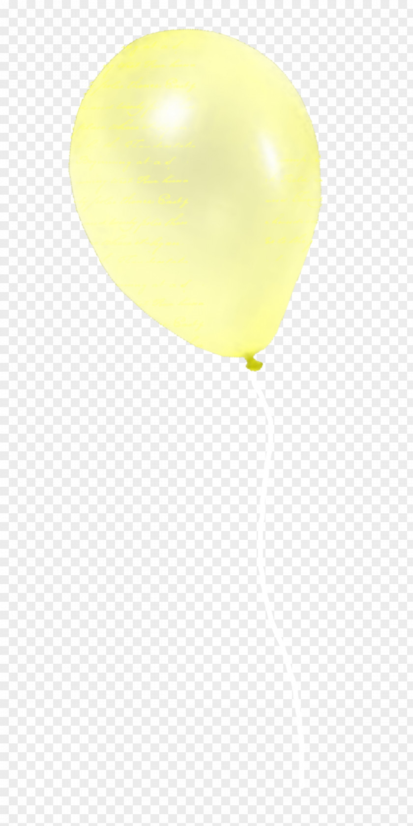 Yellow Balloon PNG