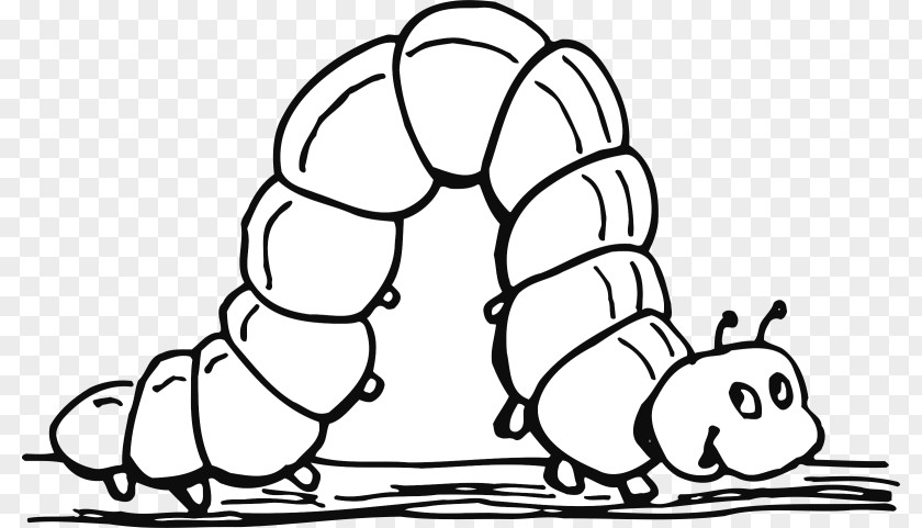 Cartoon Worm Transparent Clip Art Coloring Book Image Drawing Black And White PNG
