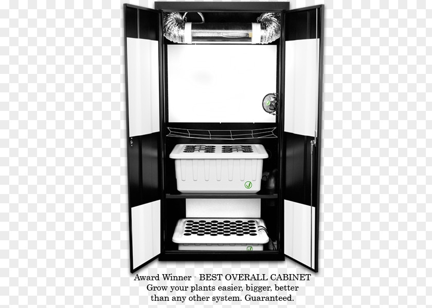 Closet Supercloset Deluxe 600Watt CO2 RO200 Hydroponic Grow Box System Hydroponics Growroom Light-emitting Diode PNG