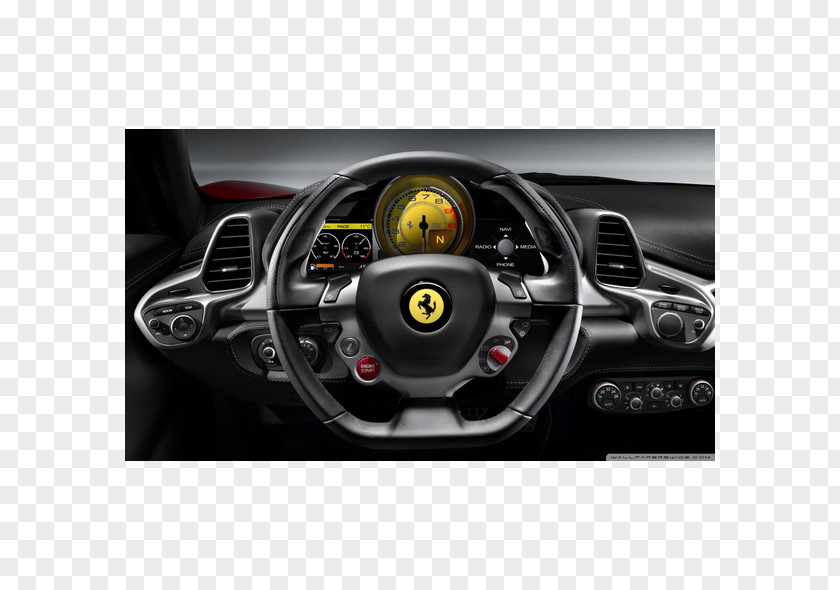 Ferrari 2011 458 Italia Sports Car California PNG