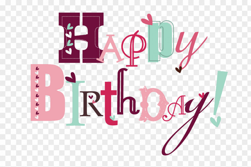 Happy Birthday 1 Cake To You Greeting Card PNG