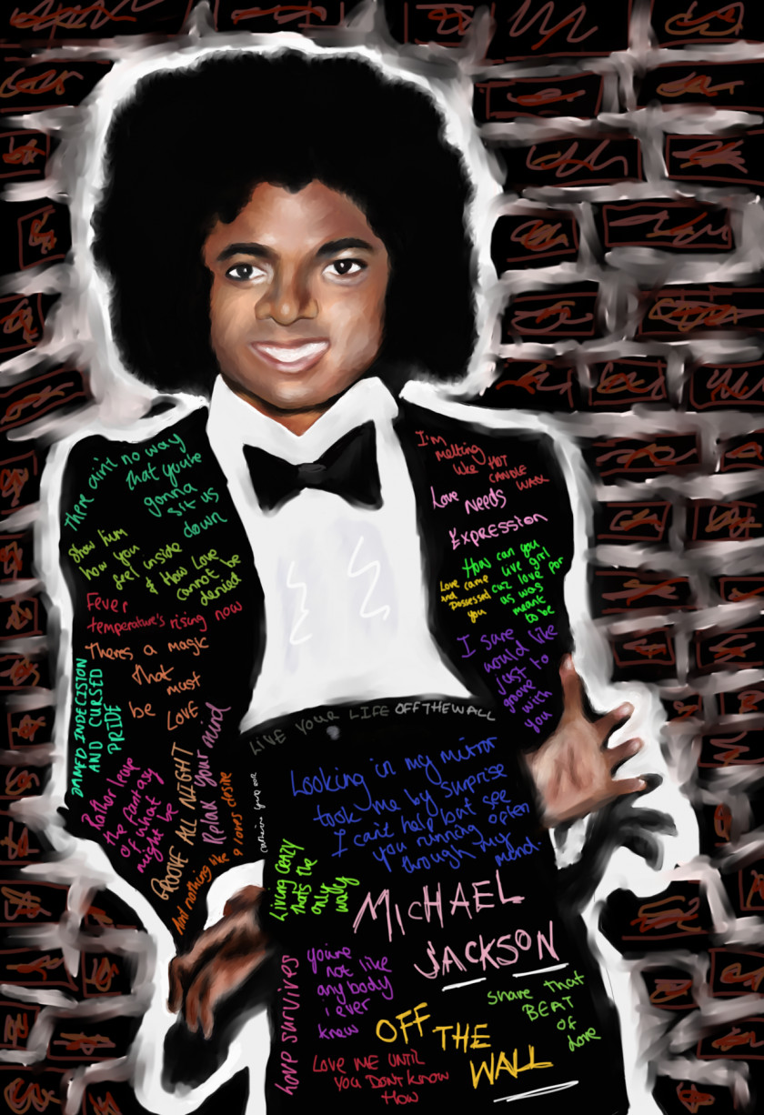 Michael Jackson The Last Sitting Off Wall Triumph Drawing PNG