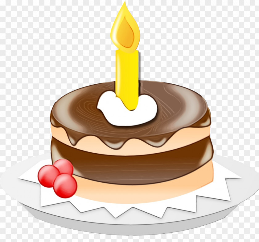 Pastry Frozen Dessert Cartoon Birthday Cake PNG