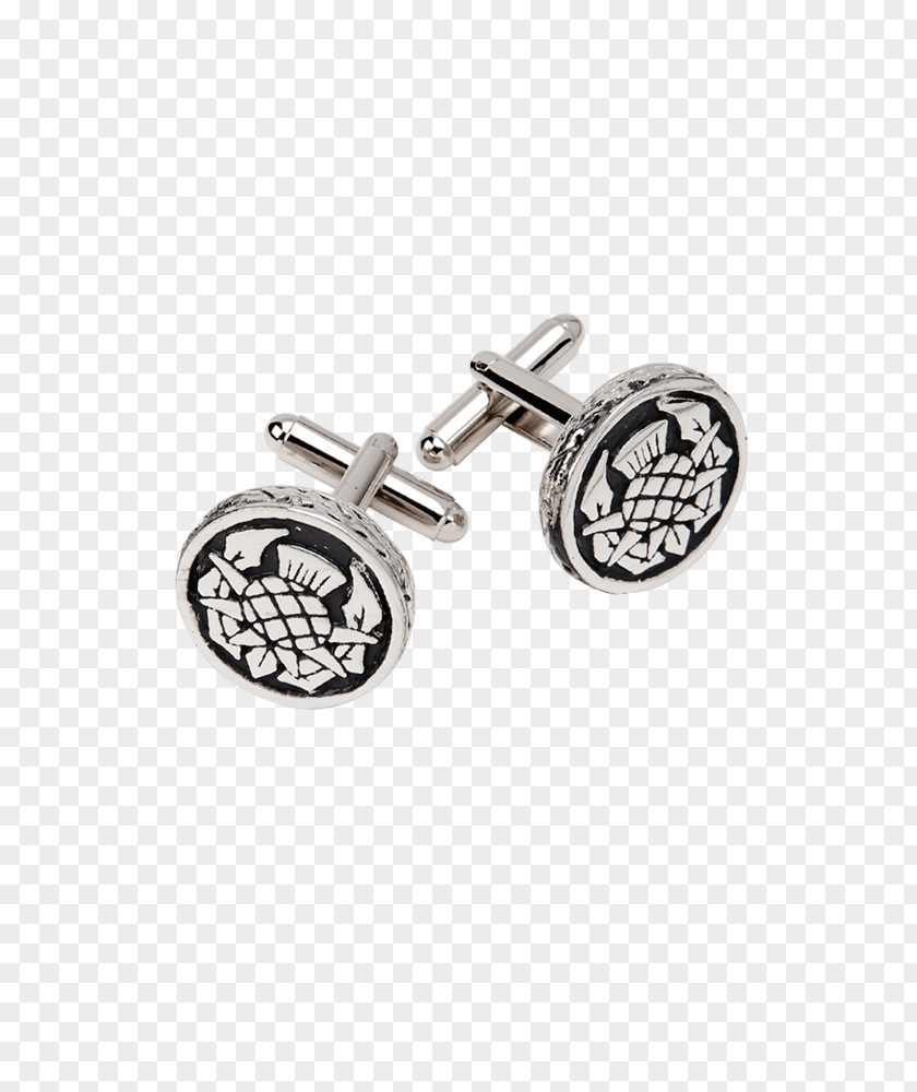 Silver Earring Cufflink Body Jewellery Royal Banner Of Scotland PNG