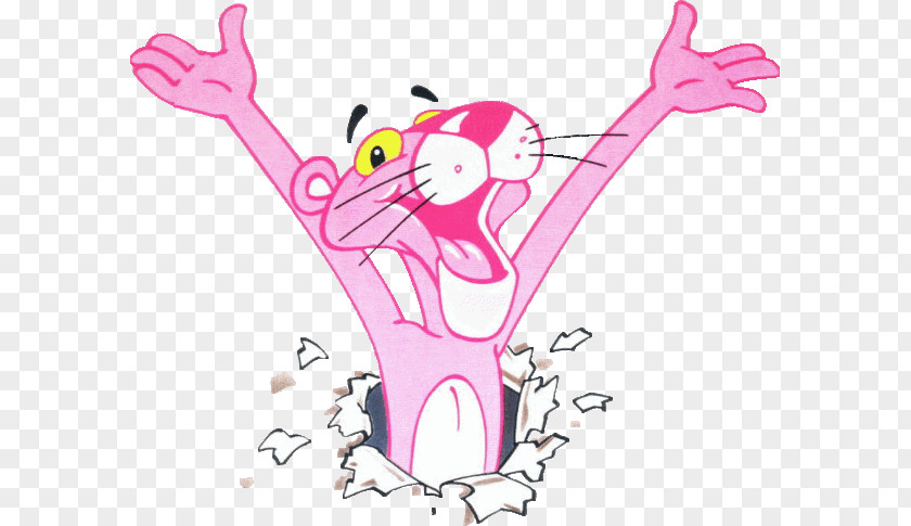 THE PINK PANTHER The Pink Panther Inspector Clouseau Panthers Black PNG