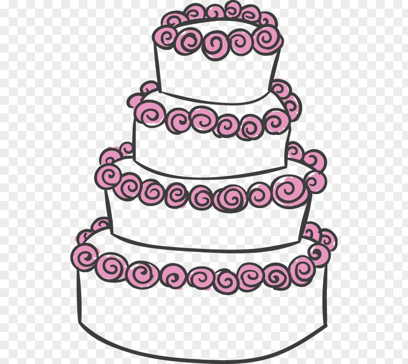 Wedding Elements Cake Clip Art PNG