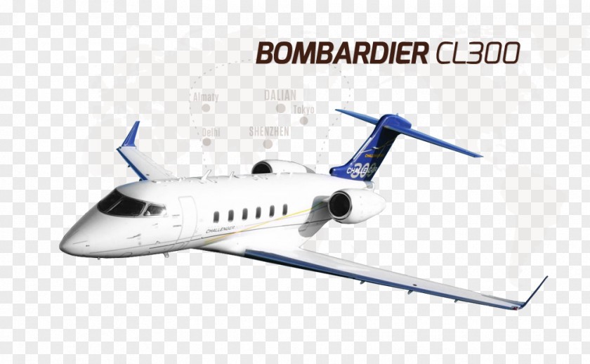 Aircraft Business Jet Bombardier Challenger 300 Flight 600 Series PNG