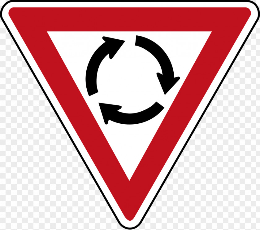 Australia Priority Signs Roundabout Yield Sign Traffic Stop PNG