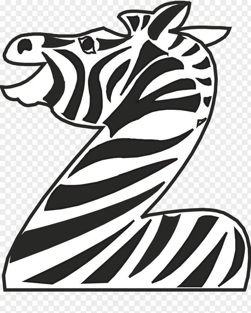 Cute Zebra Letter Alphabet Animal PNG