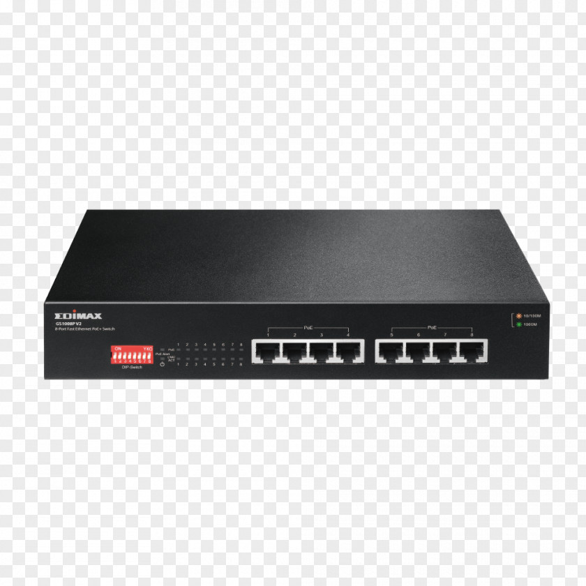 Power Over Ethernet Gigabit Network Switch Small Form-factor Pluggable Transceiver Port PNG