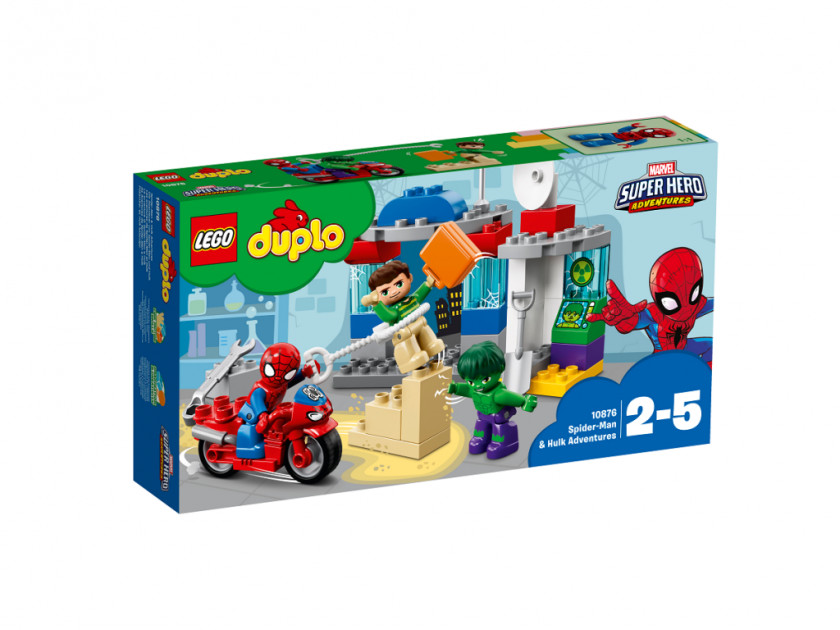 Spider-man Spider-Man Lego Duplo Hulk Toy Superhero PNG