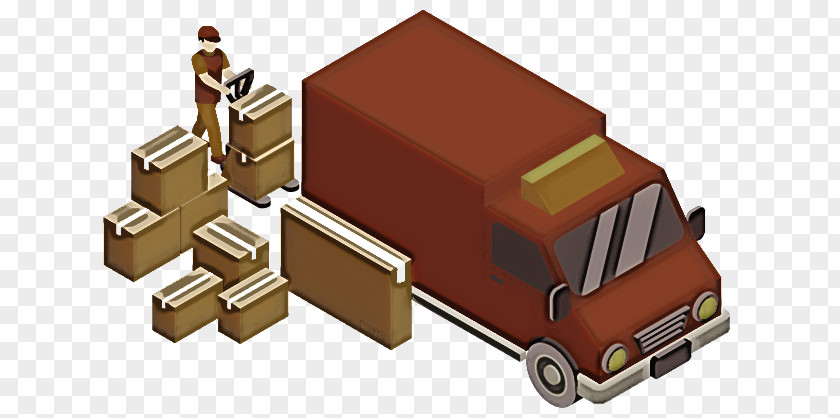 Transport Vehicle Package Delivery Relocation Freight PNG