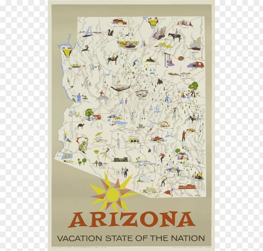 Arizona Cliparts Grand Canyon National Park Hollywood Film Poster Travel PNG