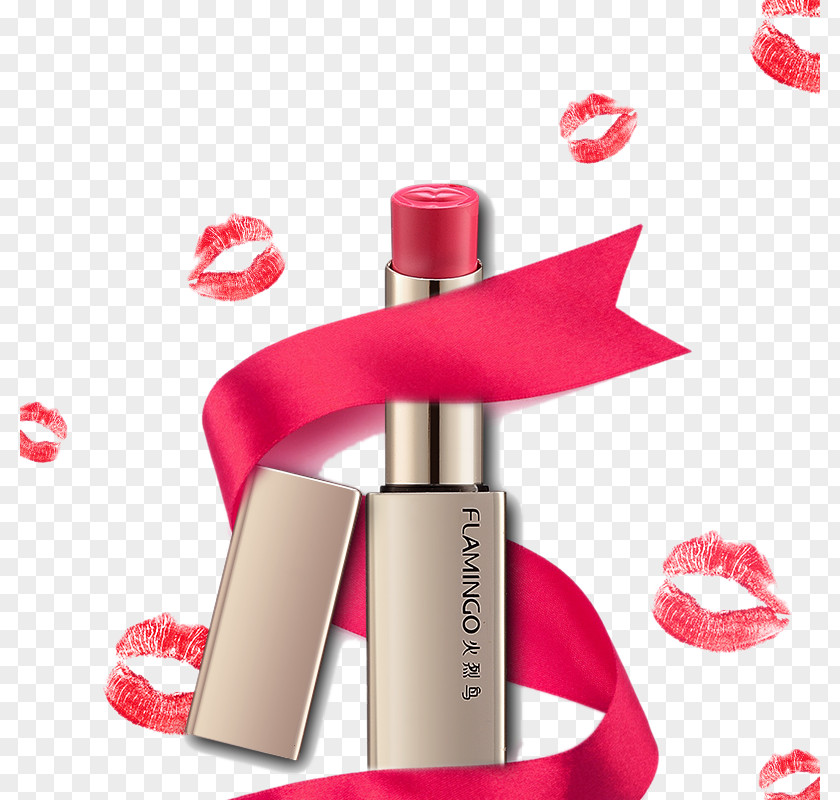 Flamingo Does Not Wear Lipstick Red Lip Balm Make-up PNG
