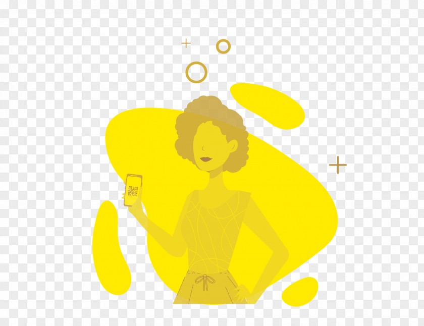 Joint Cartoon Yellow Character Happiness PNG