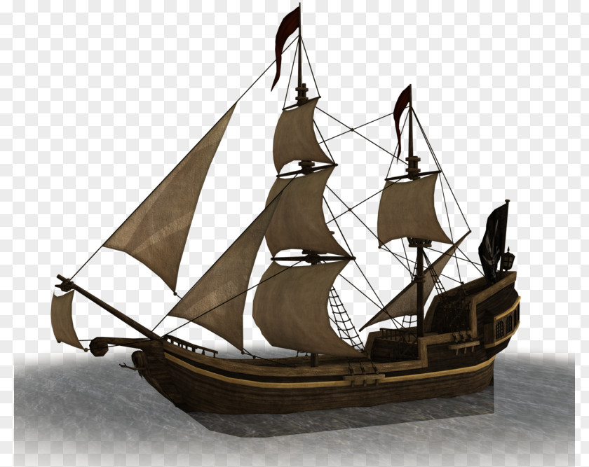 Ship Sailing Boat Galleon Piracy PNG