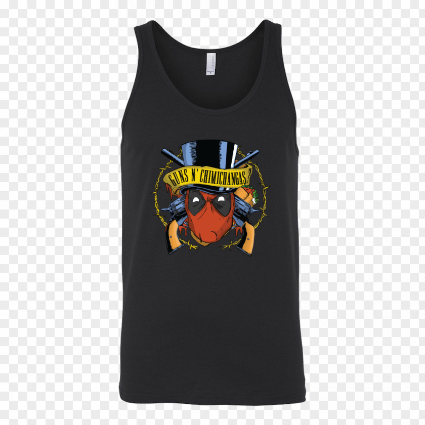 Single Version Sleeveless ShirtFire Gun T-shirt MMMbop PNG