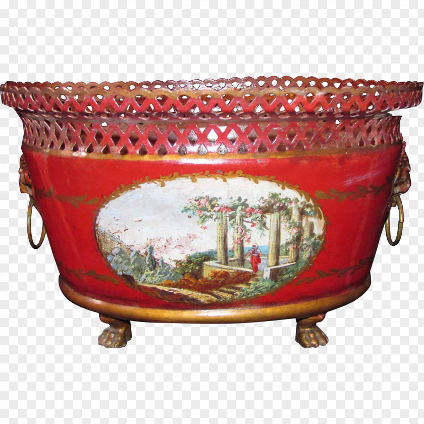 Flowerpot Porcelain Basket PNG