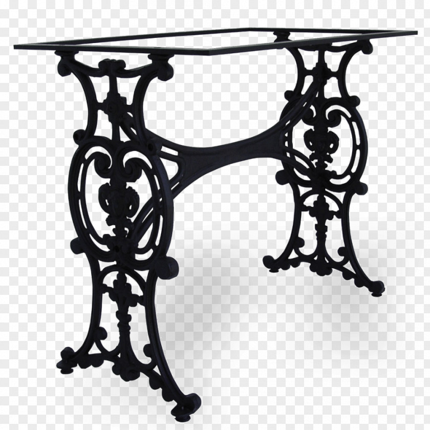 Table Furniture Cast Iron Casting Aluminium PNG