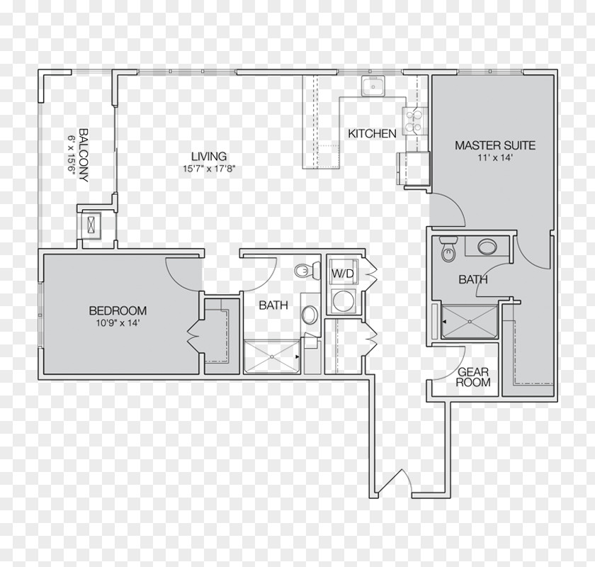 Bed Plan Floor Apartment Bedroom Greenbelt PNG