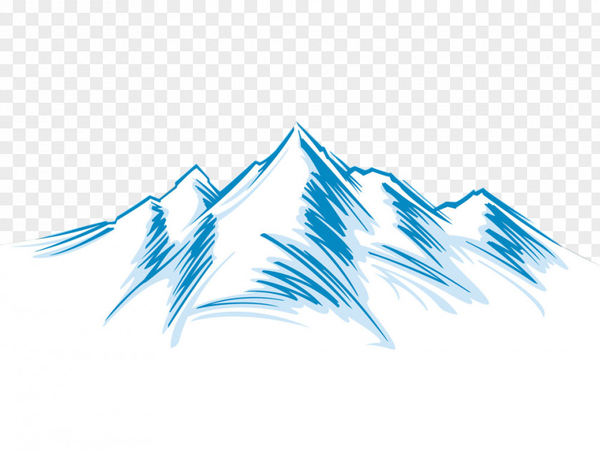 Cartoon Snowy Mountains Vector Graphics Royalty-free Stock Photography Clip Art Image PNG