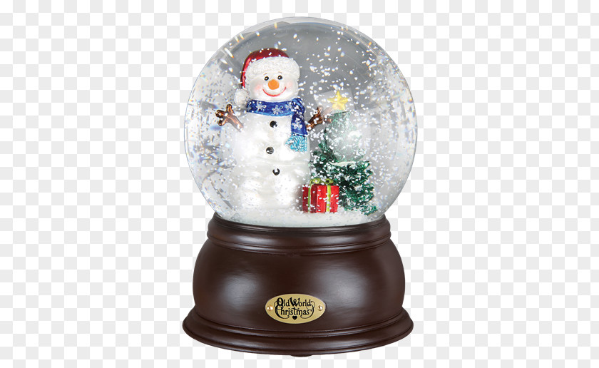 Christmas Ornament Snow Globes Snowman Santa Claus PNG