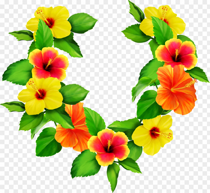 Flowers Wreath Flower Leaf Clip Art PNG