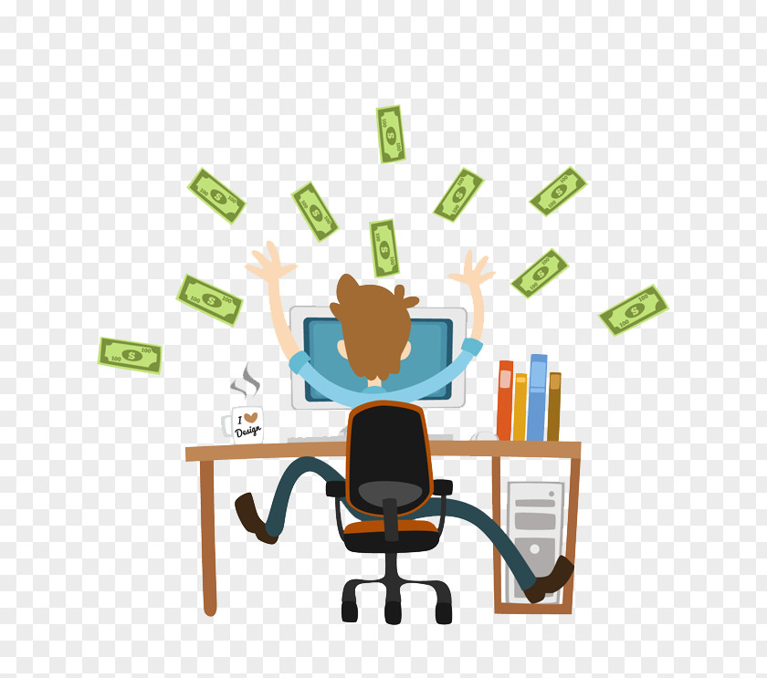 Profitable Business Man Profit Euclidean Vector PNG