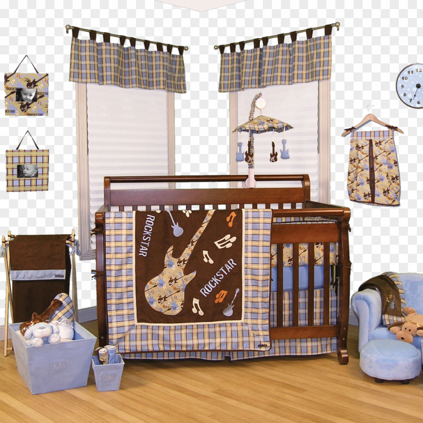 Bed Baby Bedding Cots Nursery Bedroom PNG