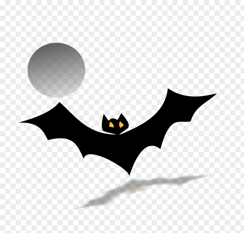 Cartoon Bat Halloween Clip Art PNG