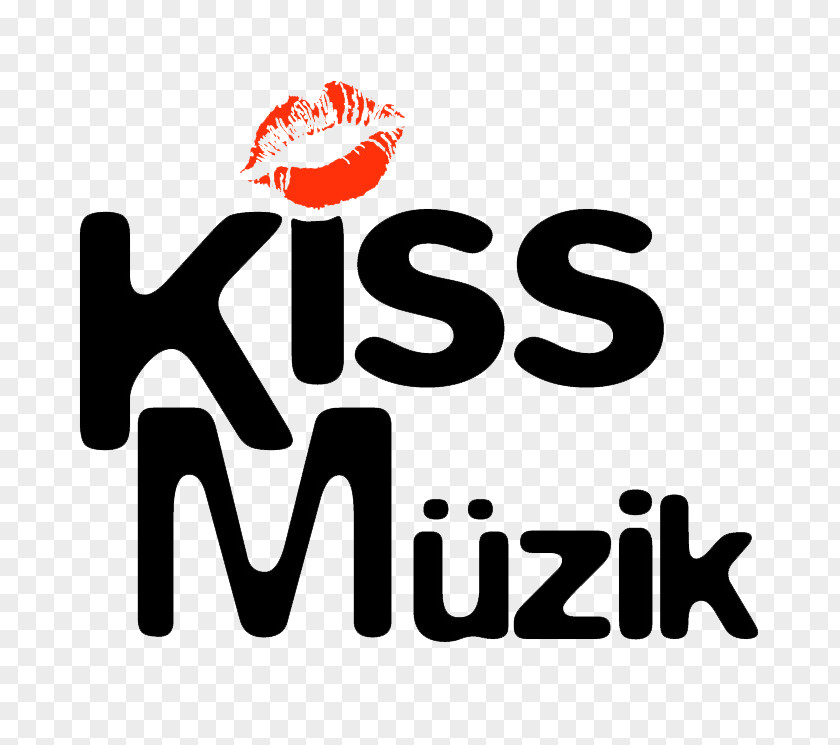 English Big Red Lips Kiss Logo PNG