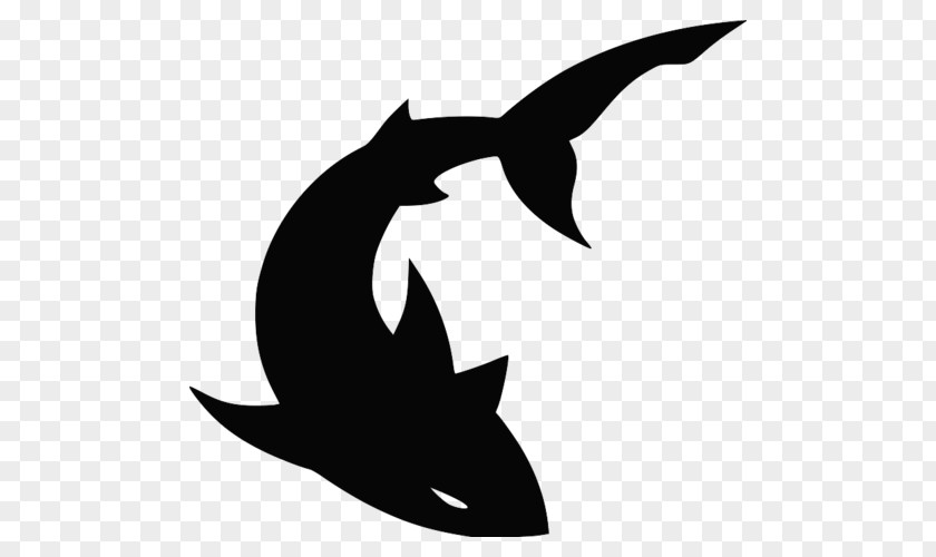 Shark Clip Art Stencil Silhouette Image PNG