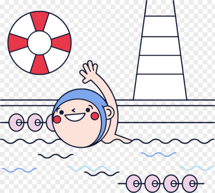 Swimming Pool Euclidean Vector Illustration PNG