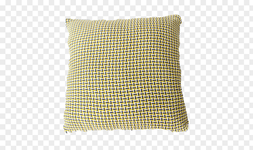 Basket Weave Yellow Throw Pillows Ochre Cushion PNG